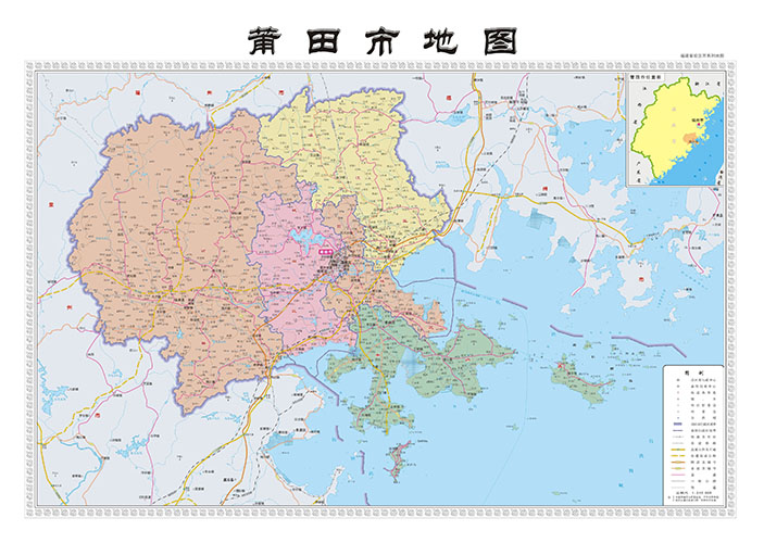 莆田市地图