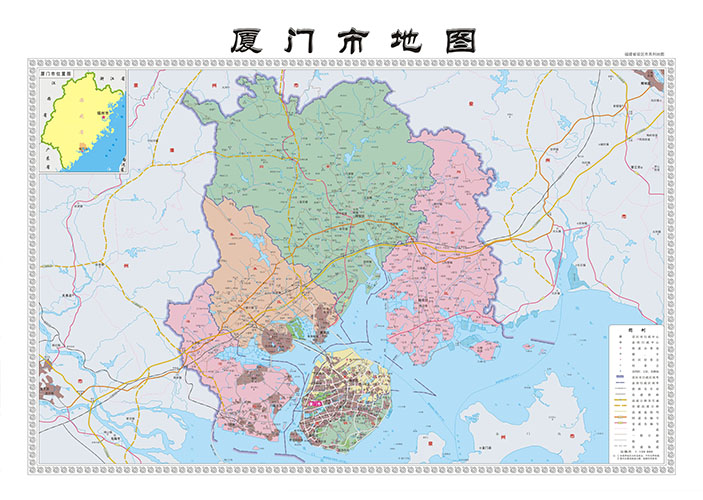 厦门市地图