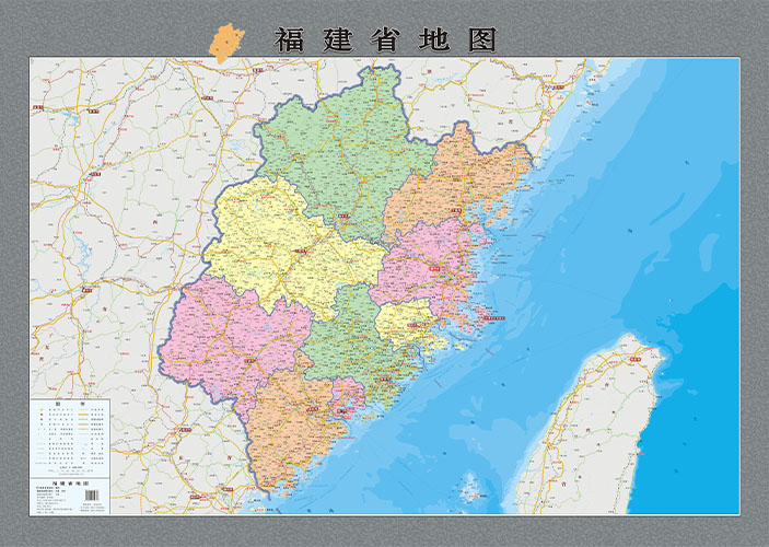 福建省地图